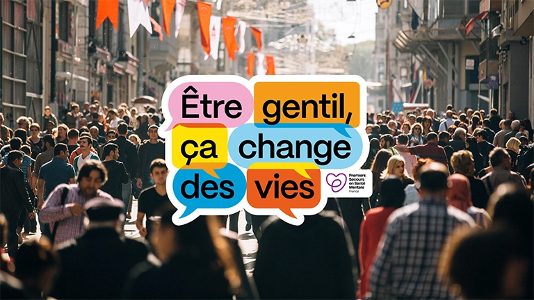 Campagne PSSM Etre gentil ça change des vies